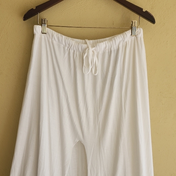 NWT Peace Love Word Boheme White Gabi Maxi Skirt with Slit Pantotene #1 - Picture 7 of 11